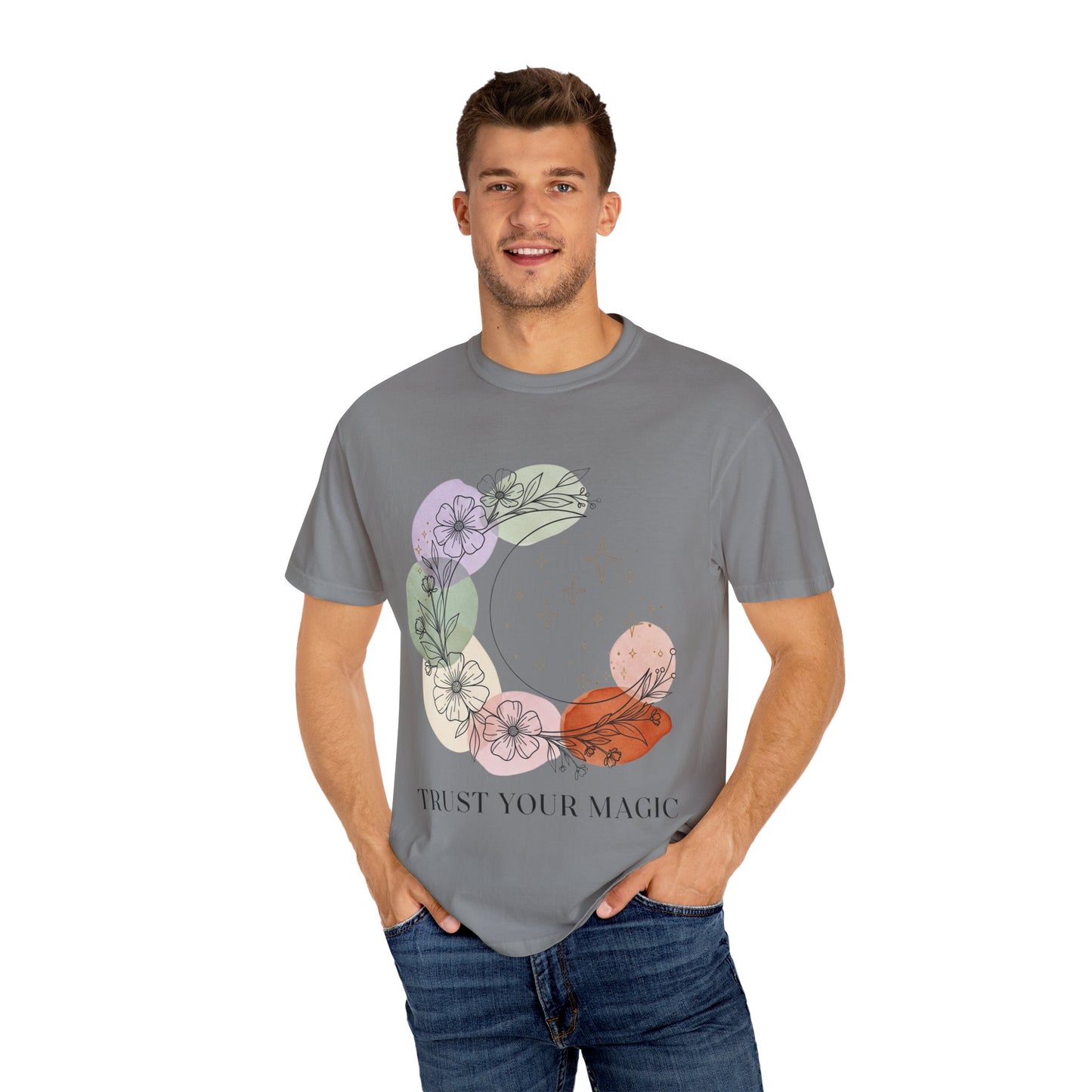 Trust Your Magic Moon T-Shirt – Spiritual & Boho-Inspired