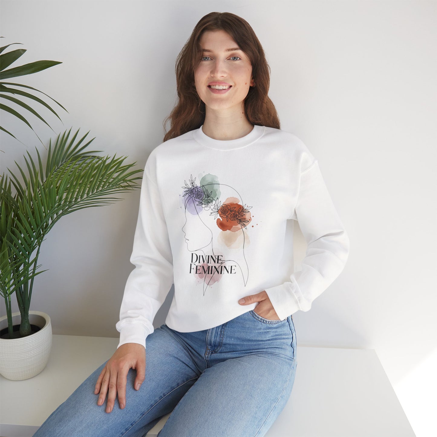 Divine Feminine Crewneck Spiritual Sweatshirt
