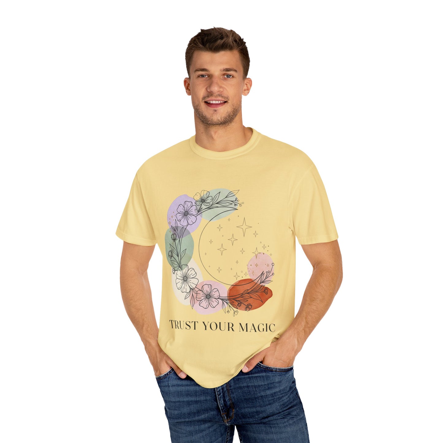 Trust Your Magic Moon T-Shirt – Spiritual & Boho-Inspired