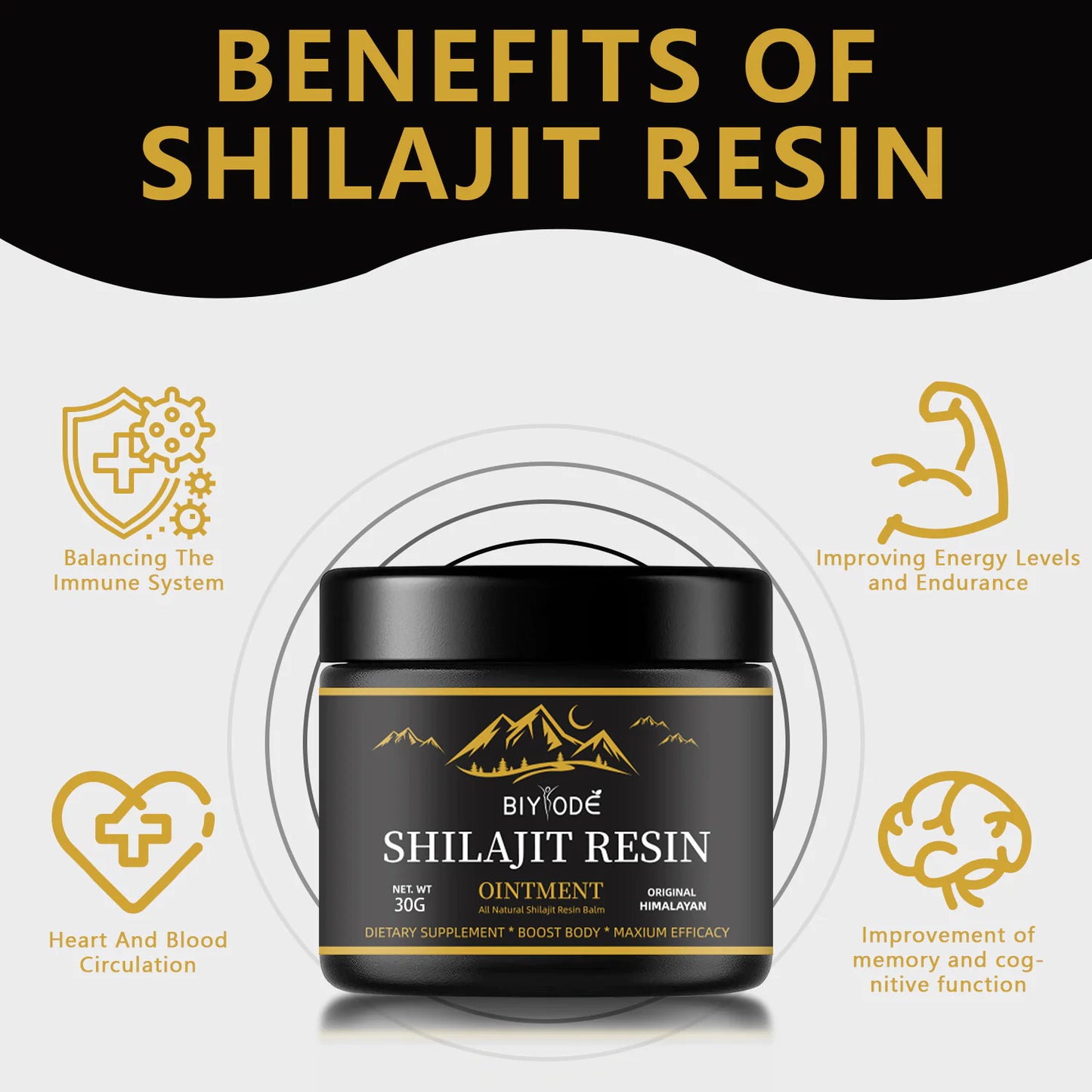 30g Pure Mountain Shilajit Resin
